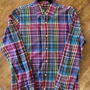 Men’s Vince Plaid Button Down